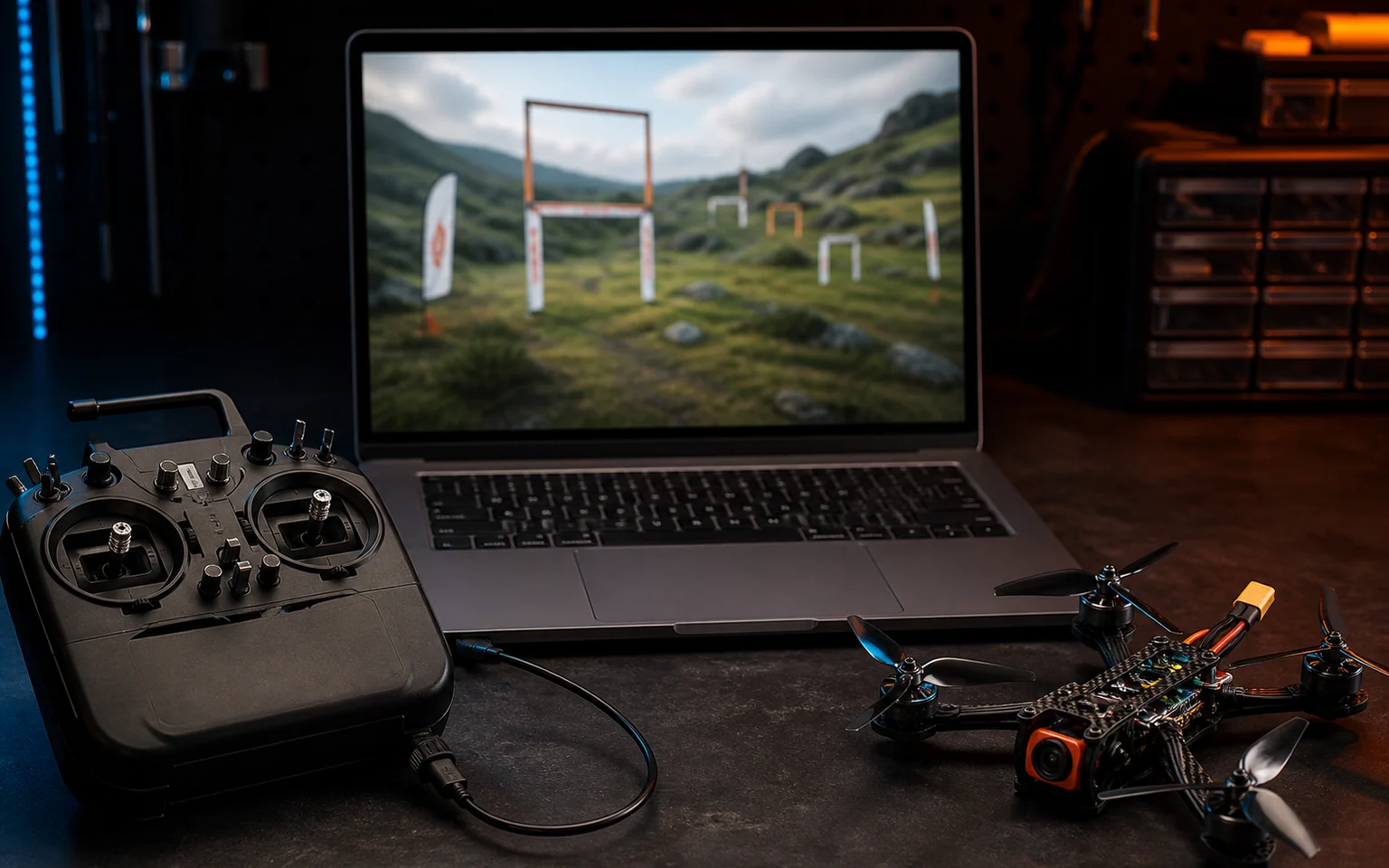 FPV Simulator Practice Plan: First 30 Days cover illustration